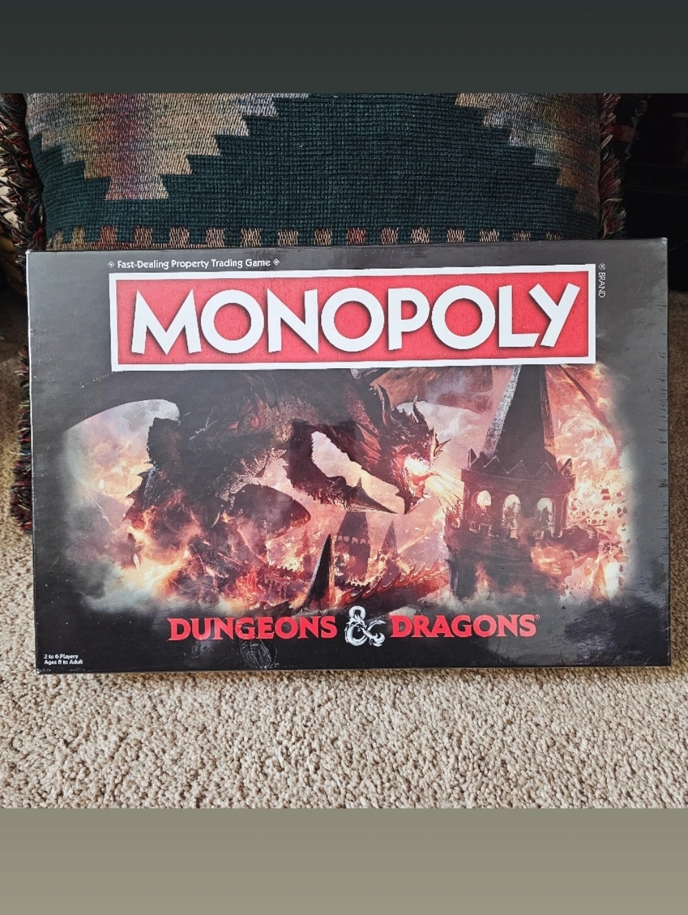 2023 Hasbro Pulse Exclusive Dungeons and Dragons Monopoly Game - New/Sealed